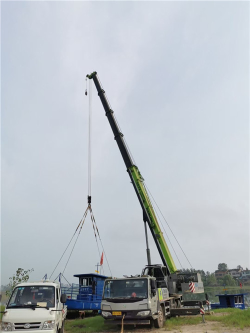 滑县桥梁建设吊装案例